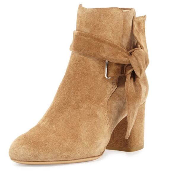 Brand New with Tag - Rag & Bone Dalia Suede Ankle-Tie Boot Women's 5 US - Picture 1 of 11